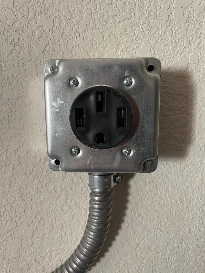 NEMA 14-50 outlet installed for Electrical Panel Upgrade in South Haven